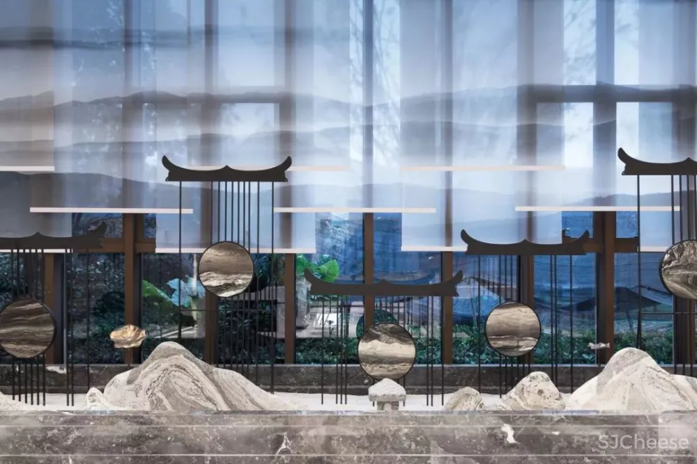 伊派设计丨一室山水之风 ,学习传统与现代的融合