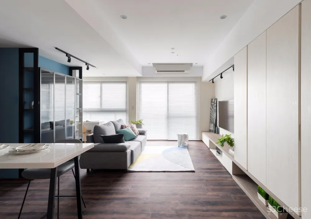 109㎡现代都会宅 | 橙果创意国际设计