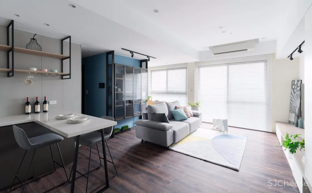 109㎡现代都会宅 | 橙果创意国际设计