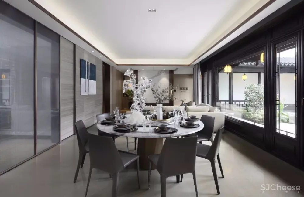 435.8m²杭州顶级合院,精致儒雅的东方美学智慧 | 矩阵纵横