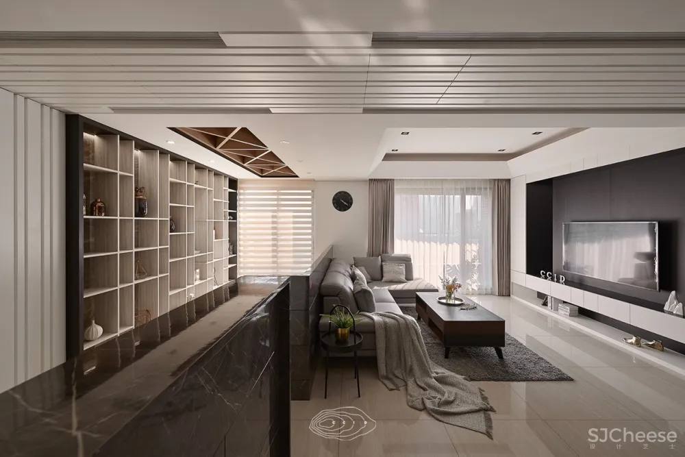 桃园198m²现代风W宅 | 层层室内设计