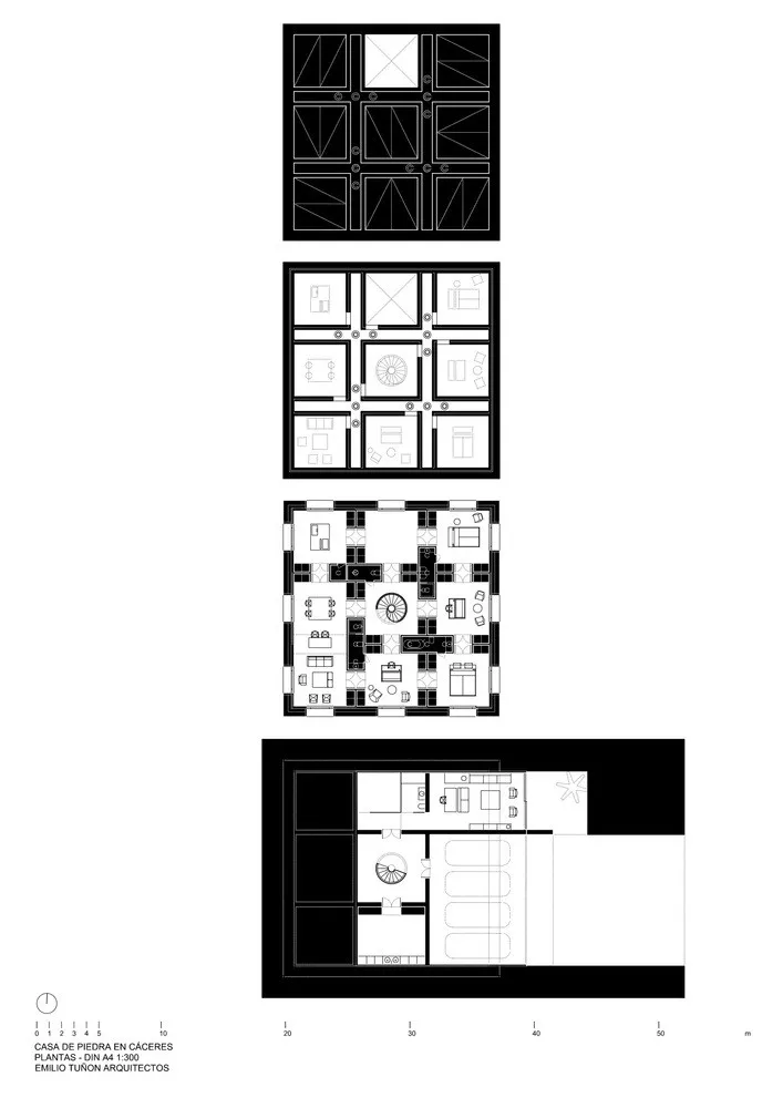 卡塞雷斯石屋 / Tuñón Arquitectos