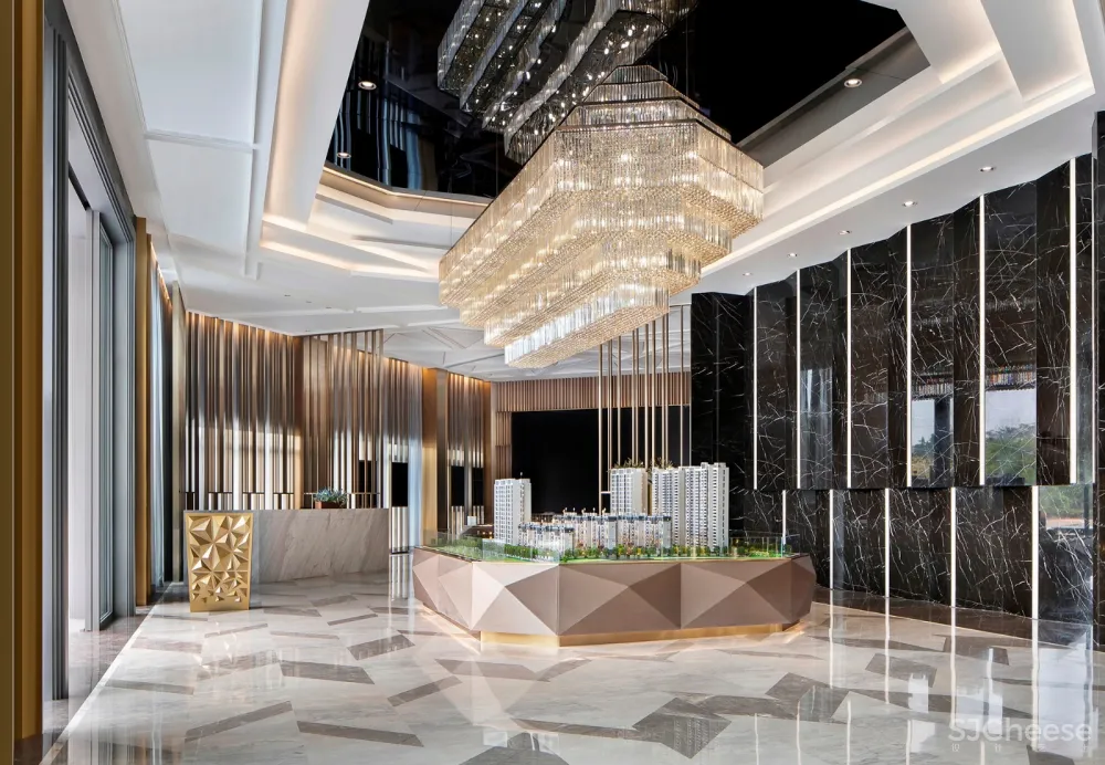 中海世纪荟售楼处，NEW ART DECO的诗意景观 | 本则设计