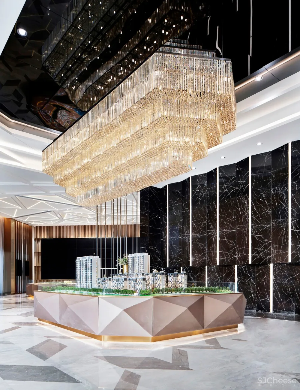 中海世纪荟售楼处，NEW ART DECO的诗意景观 | 本则设计