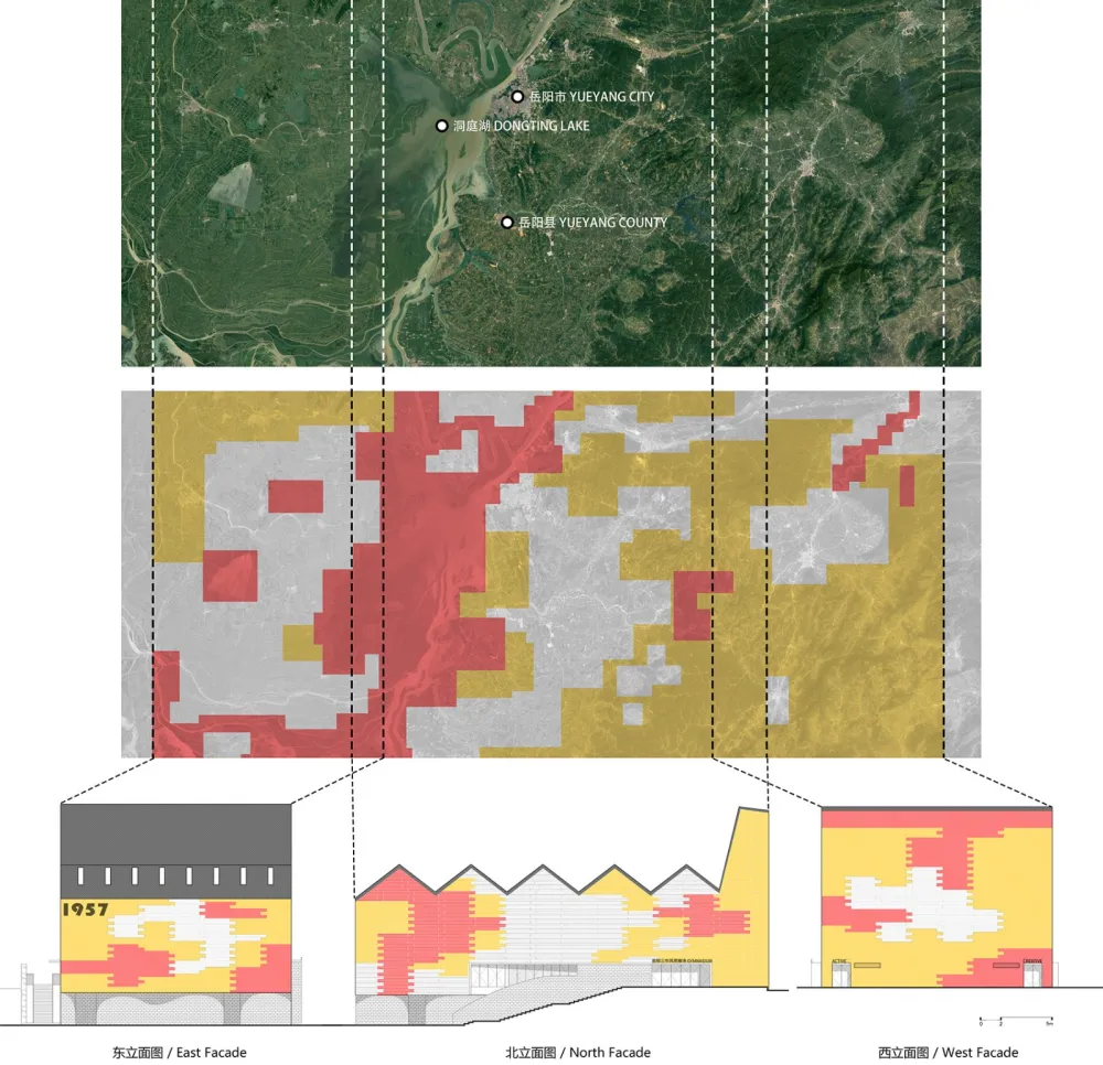 岳阳县三中学风雨操场兼报告厅,湖南 / 素朴建筑工作室