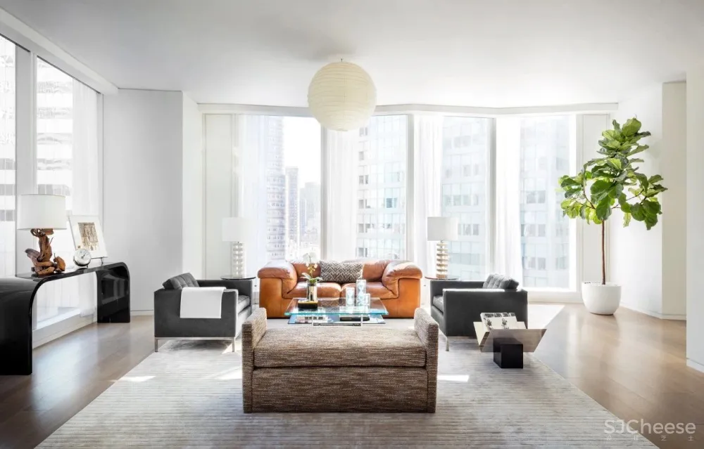 诺曼·福斯特设计最苗条的公寓楼, 样板房走起了简约奢华风!