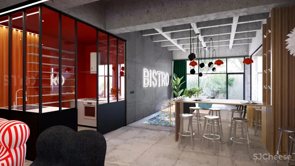 国外时尚学生宿舍公区 | Bogdan Ciocodeica 首