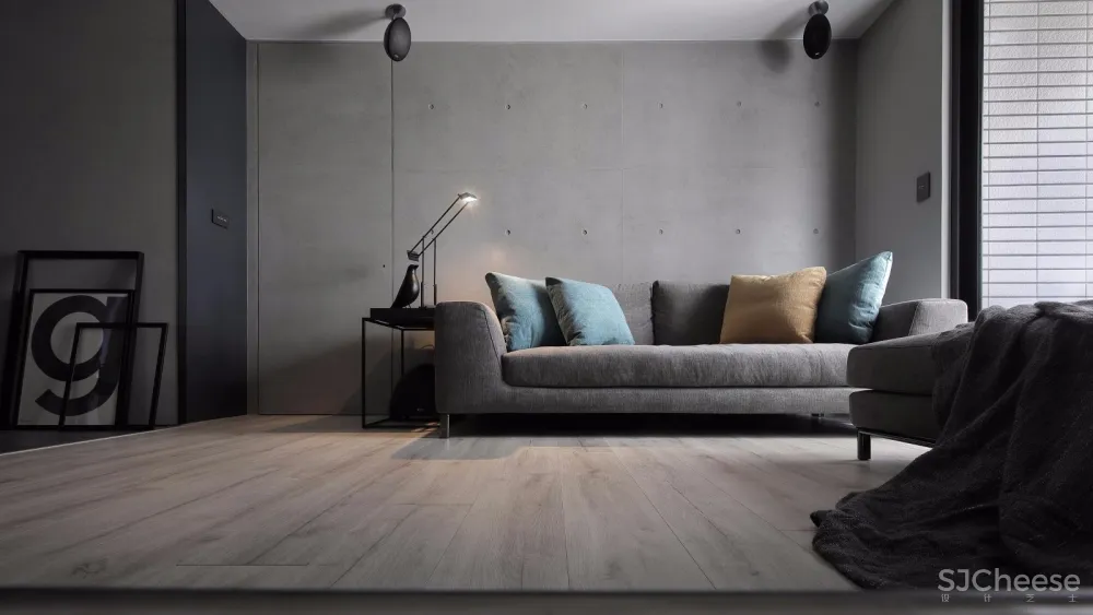 台湾极简中性灰公寓 | 界境室内设计