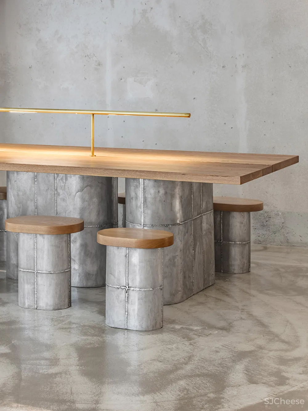 新作 | Jeonghwa Seo 首尔原始水泥工业风咖啡馆 首