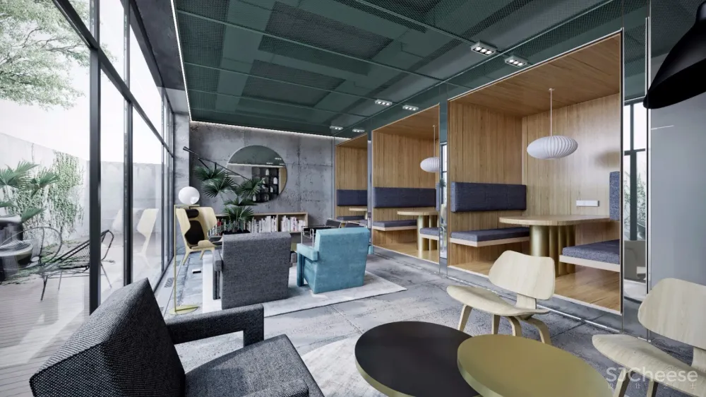 国外时尚学生宿舍公区 | Bogdan Ciocodeica 首