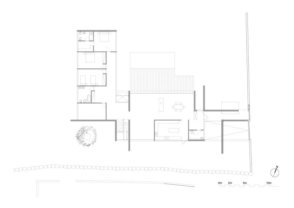 FCC Arquitectura | 葡萄牙拥有大地形区域的别墅 Campo das Paulas