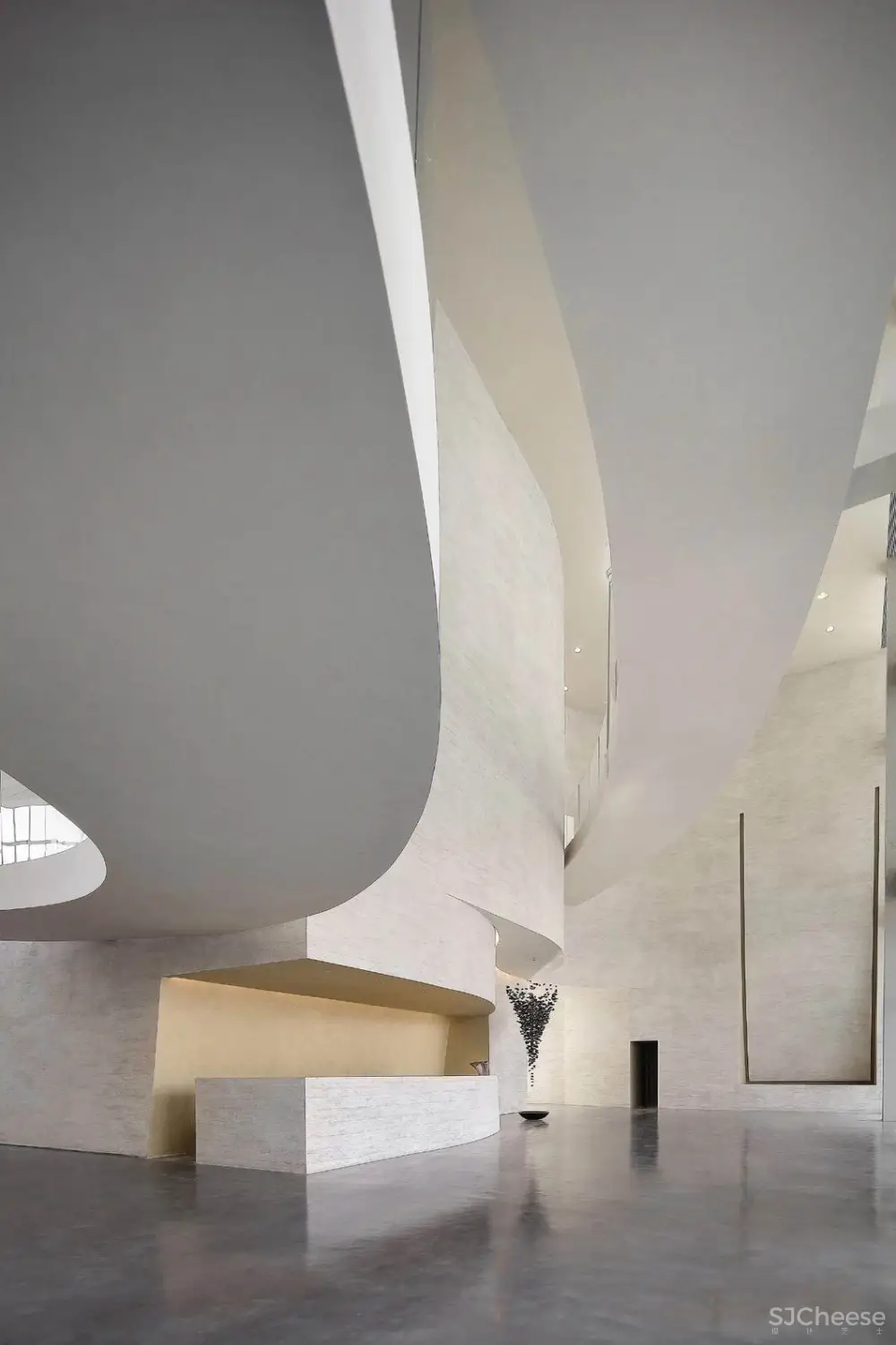LSDCASA&水相设计:用艺术感打造媲美美术馆的售楼处! 首