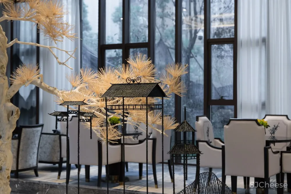 伊派设计丨一室山水之风 ,学习传统与现代的融合