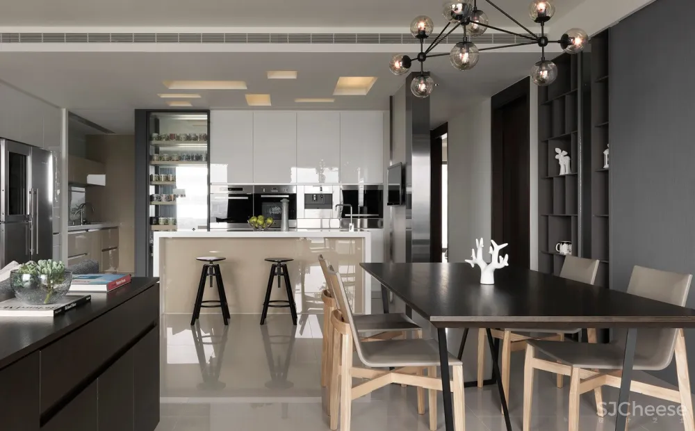 214㎡现代风格住宅 | 共禾设计