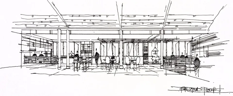 用纳西族传统特色面料覆盖整个空间,丽江肯德基玉河广场店 | RooMoo
