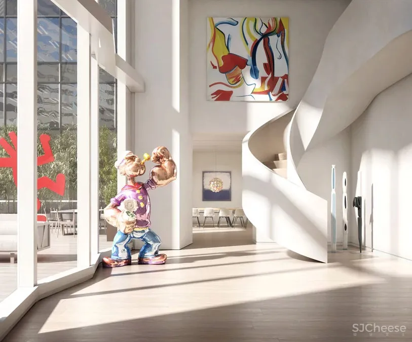 诺曼·福斯特设计最苗条的公寓楼, 样板房走起了简约奢华风!