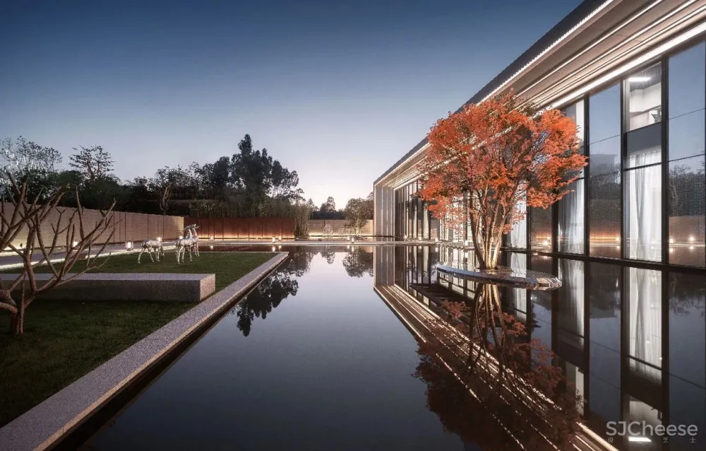 【JMJ设计】1000m²东方美学湛江远洋城售楼部 首