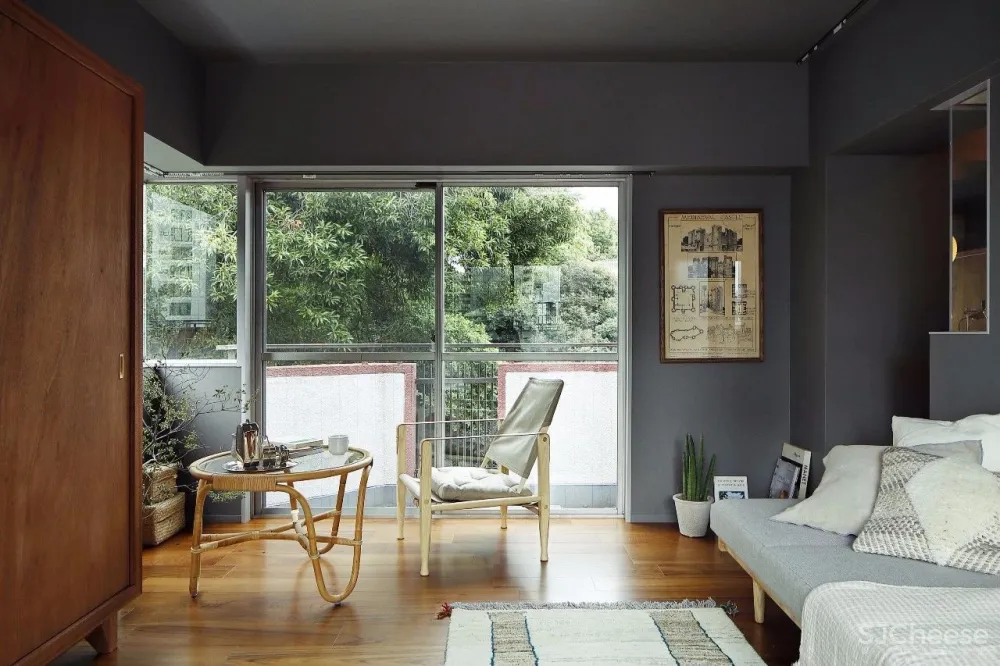 76㎡日式现代公寓丨断舍离的生活理念