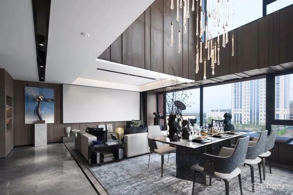 高级灰复式样板间设计方案丨格调满满