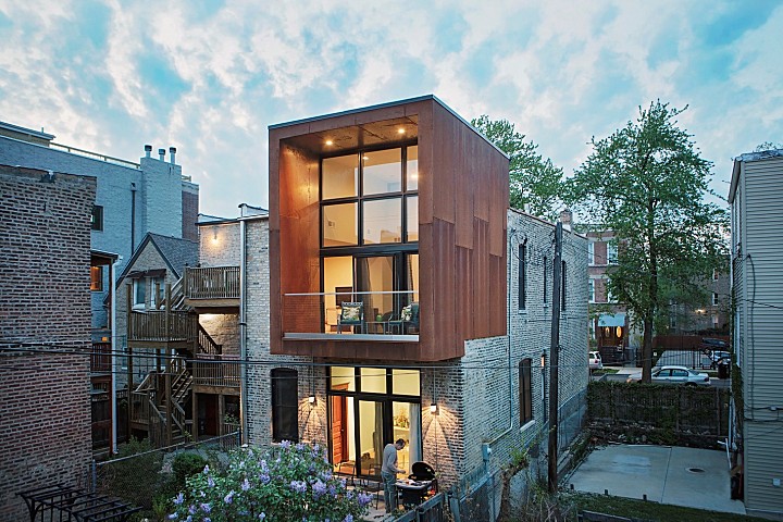 moss Design | 芝加哥美丽的Corten美学住宅