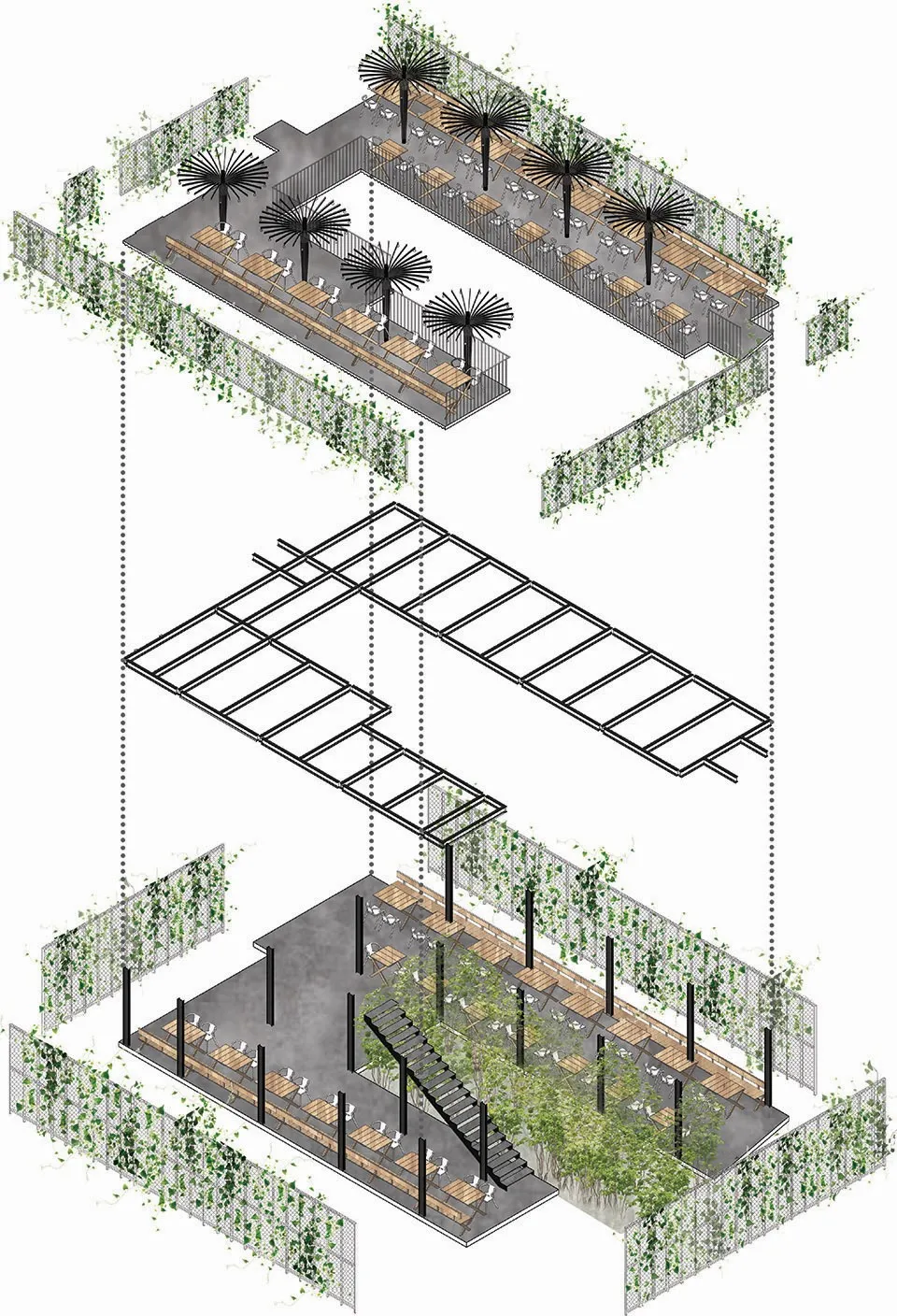 Sunrise花园餐厅,印度 / M9 Design Studio 首