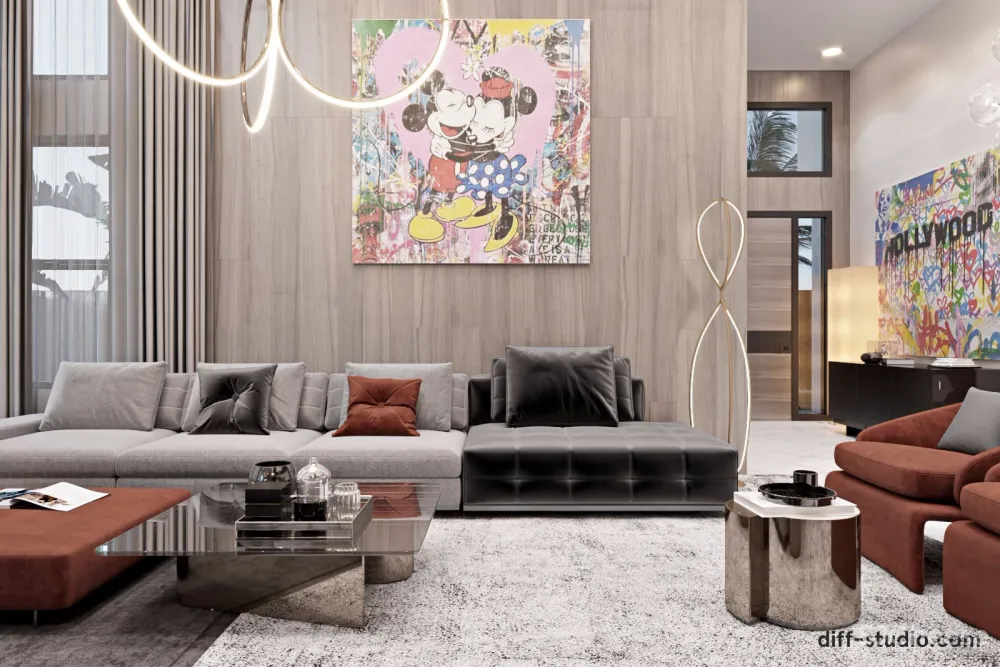 童趣与格调并存,洛杉矶别墅设计 | Diff.Studio