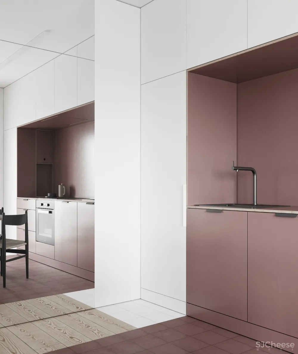 60m²乌克兰极简清新公寓 | LIS 设计工作室 首