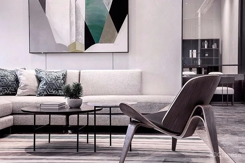 高颜值艺术空间丨用灰色调演绎高级感
