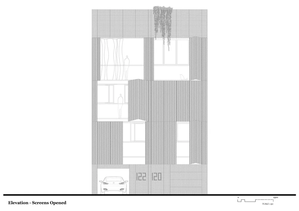 DKO Architecture + SLAB | 黑色垂直住宅建筑