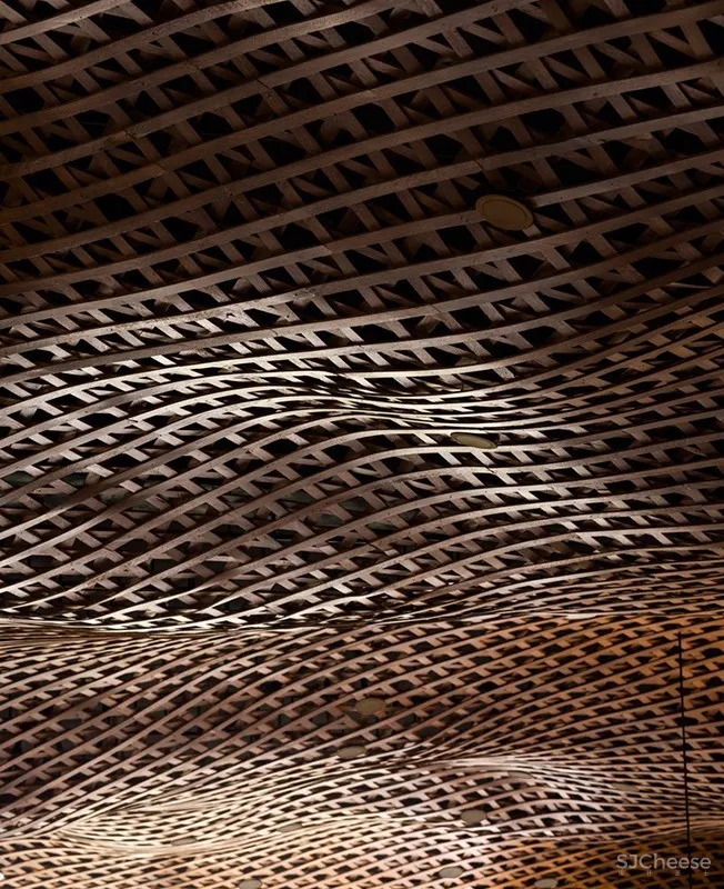 这套145㎡的越南公寓有一个编织天花板 | CTA工作室