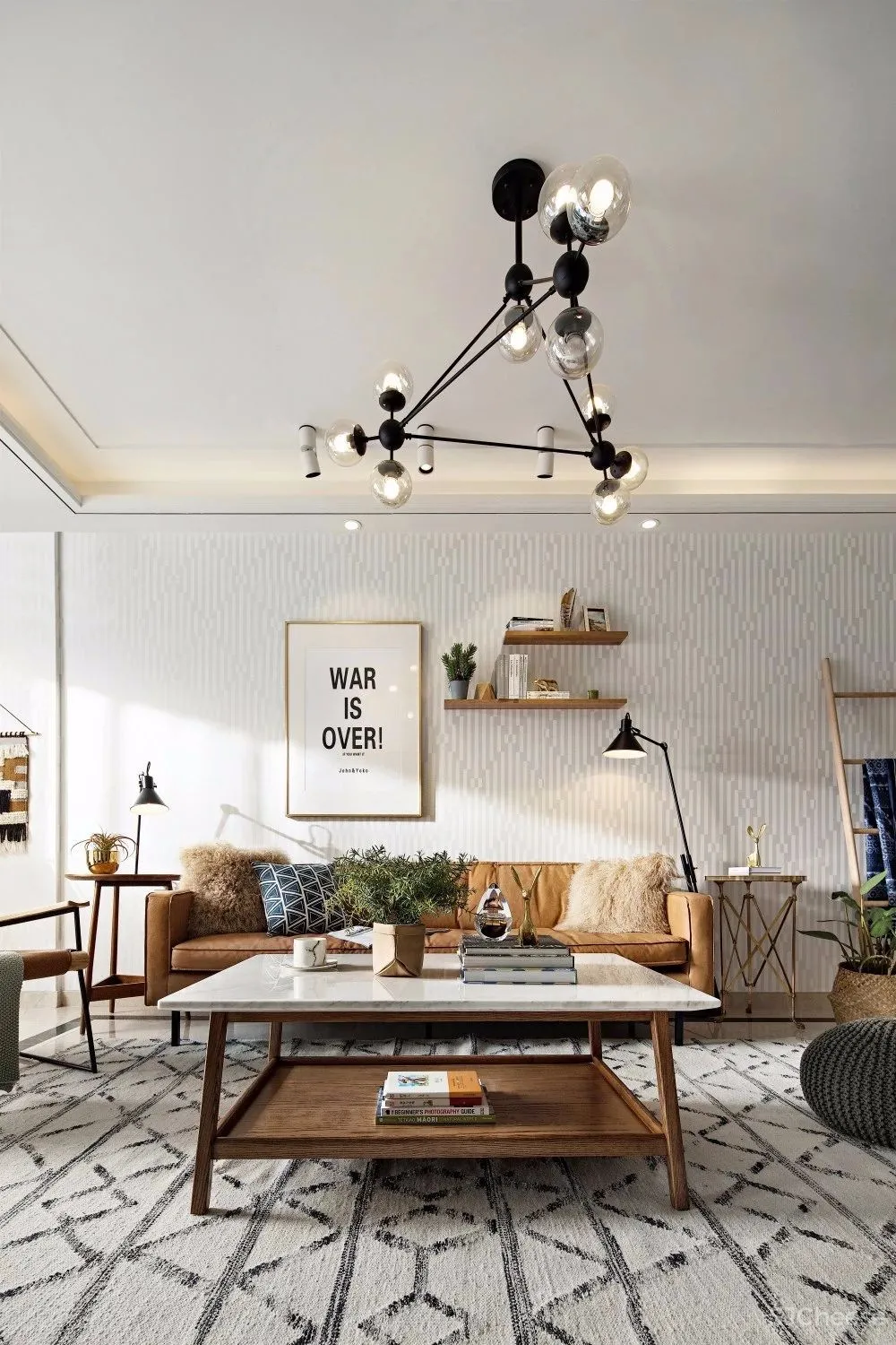 【GND设计】有个性有温度的紧凑刚需户型样板房设计方案