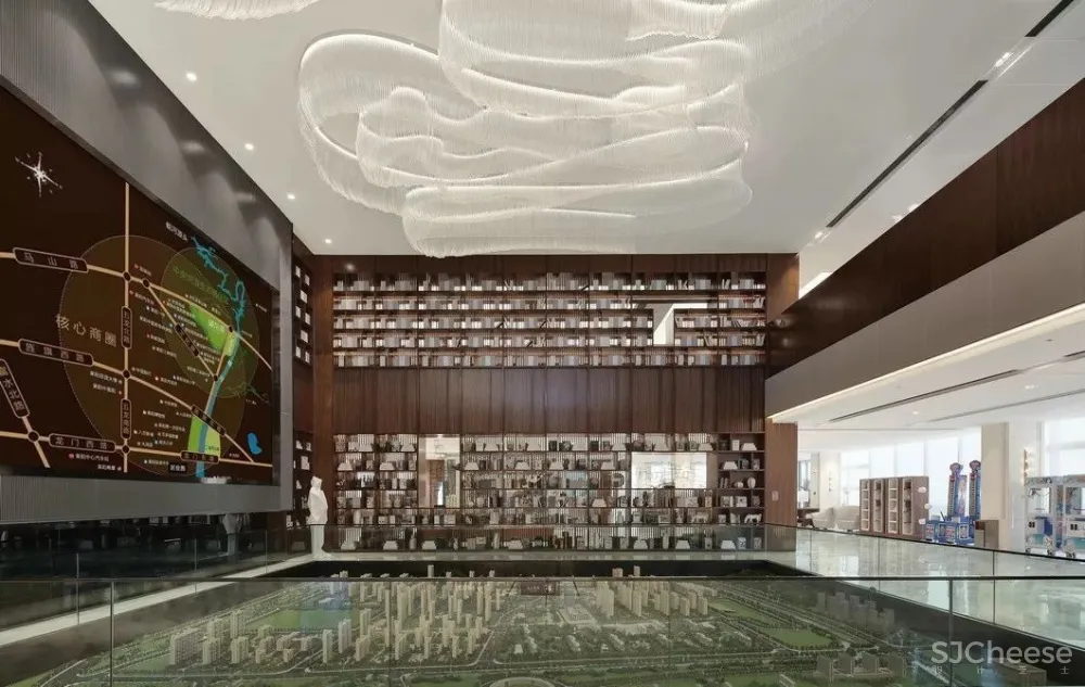 济南“首善之区”，最具人文艺术的售楼处设计 | 标谱室内设计