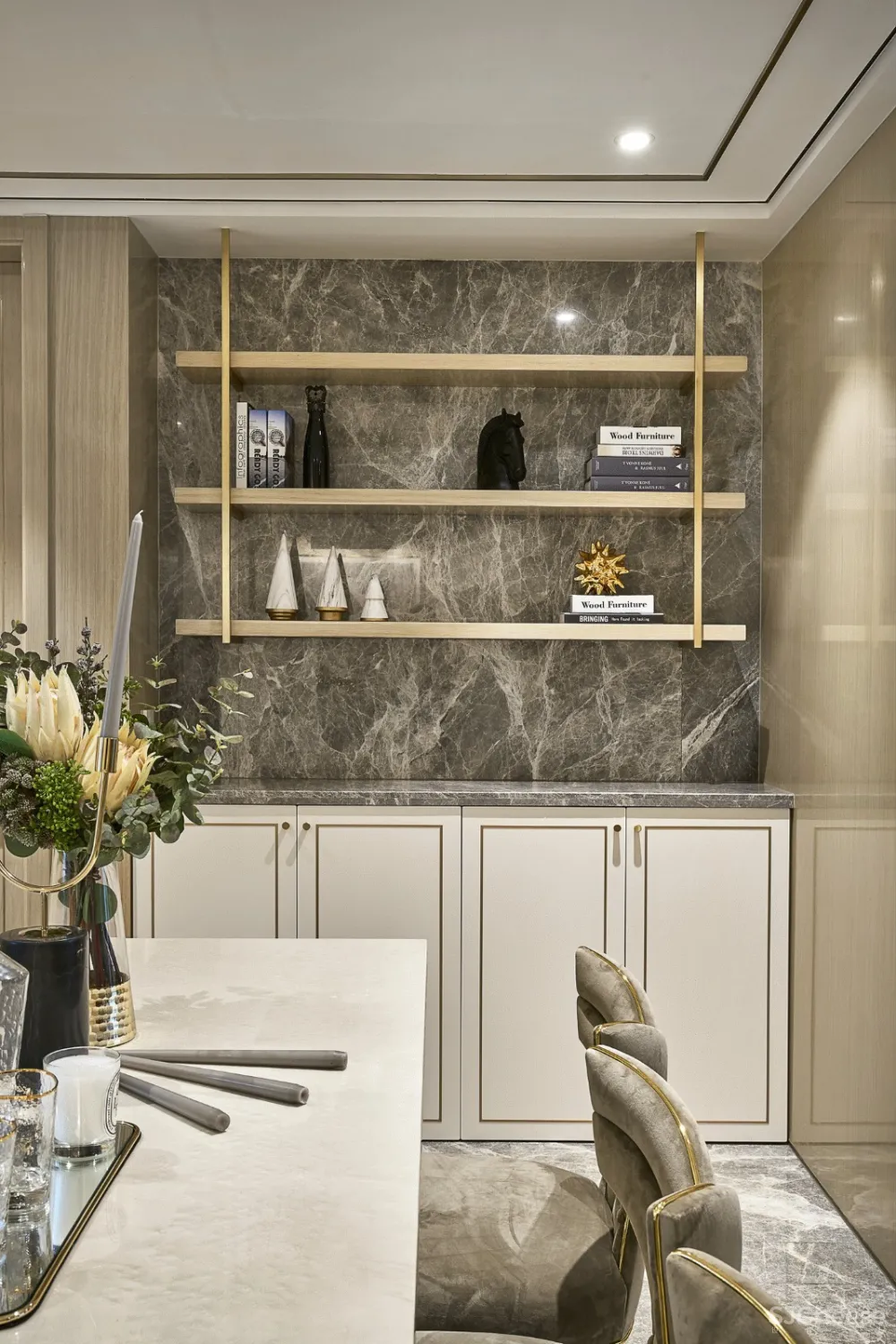 【力设计新作】轻奢美式平层家装设计方案