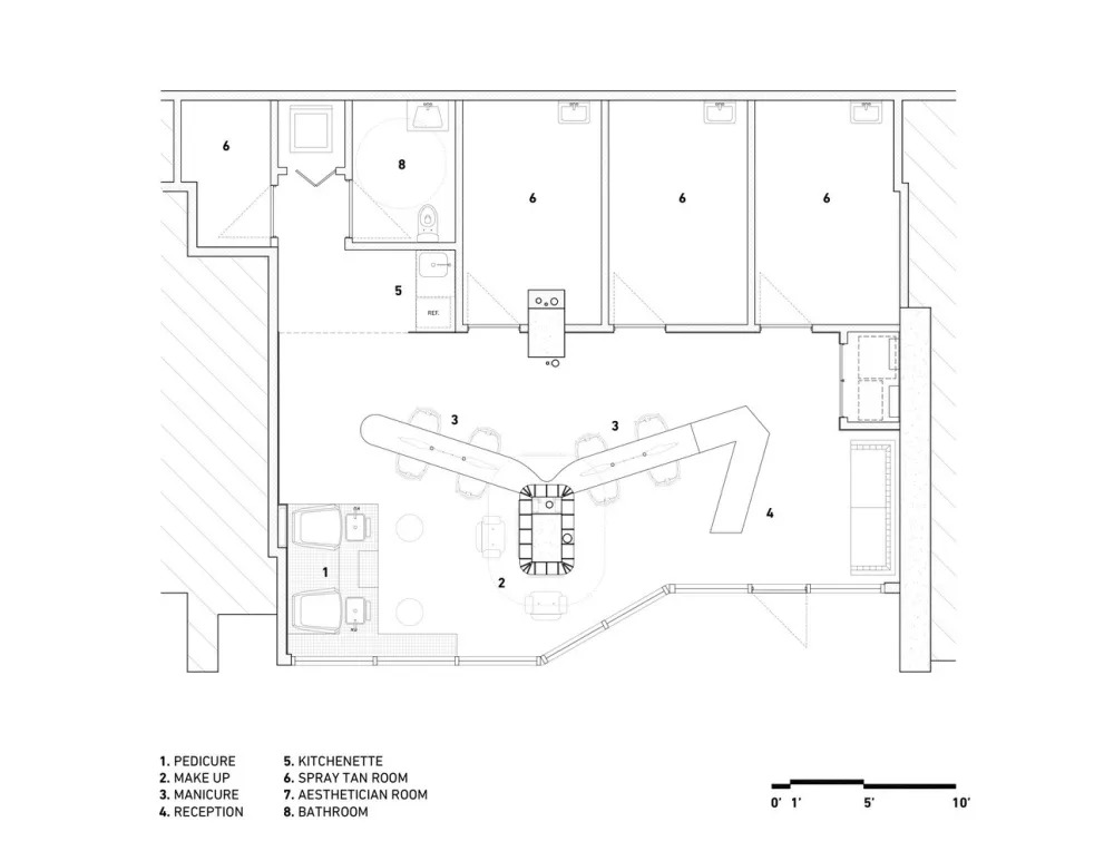 Ménard Dworkind architecture & design | 加拿大 Le Hideout 美容院