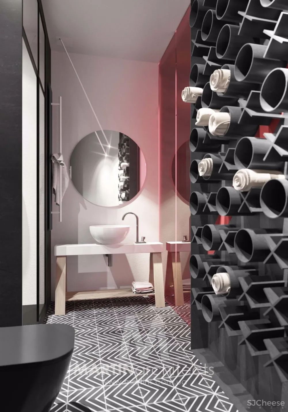 橘红+灰，活力清新公寓 | Martin architects