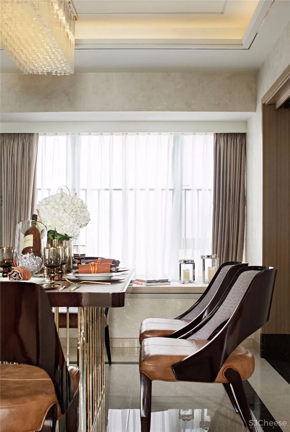 【GND设计】有个性有温度的紧凑刚需户型样板房设计方案