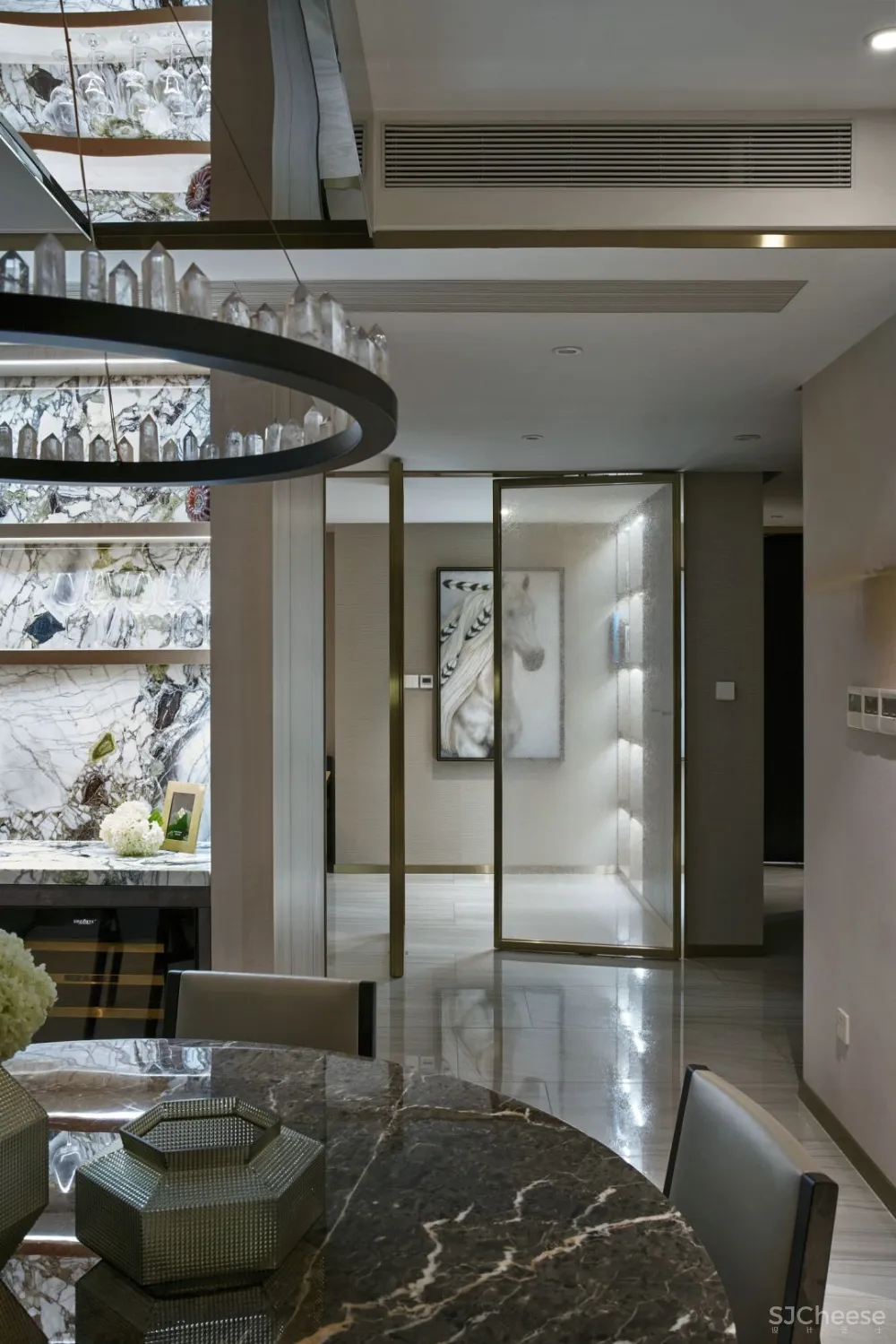 力设计新作 | 摩登贵族腔调家装设计,觅得一方优雅!