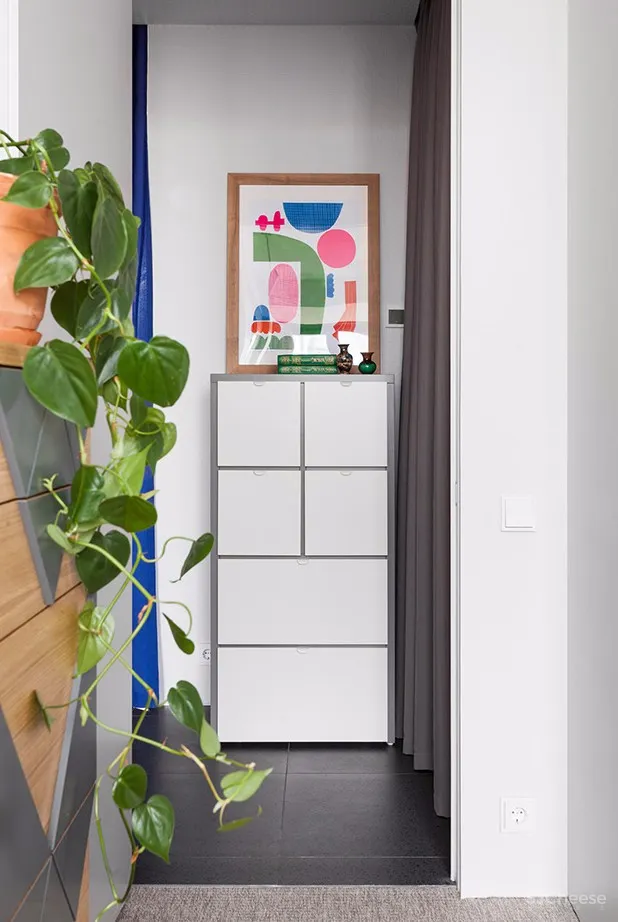 90㎡ 时尚彩色公寓丨家就该这样充满活力 首