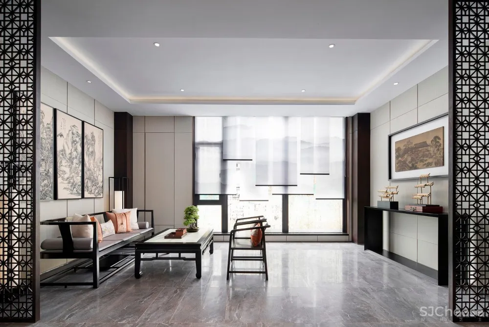 建发·首院售楼会所：山水成画，抒写风雅文韵 | 创时空设计