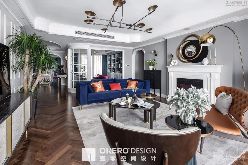 “简欧"摇身一变丨去风格化大House的摩登时髦艺术家