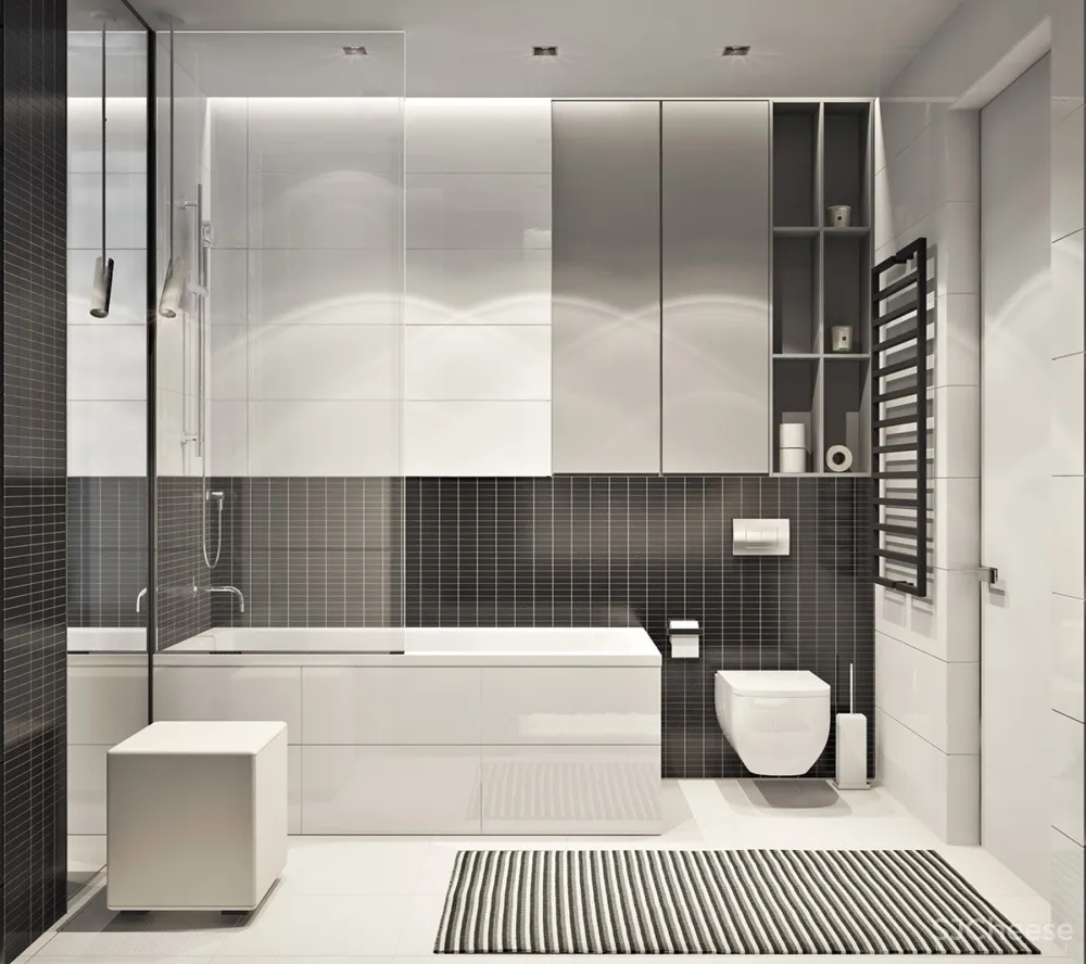 “腮红”国外清爽现代家庭公寓 | Konst