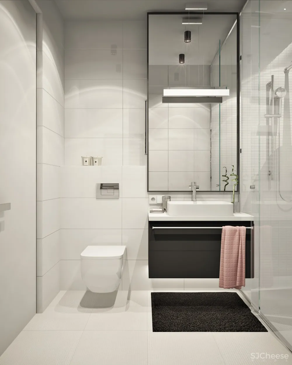 “腮红”国外清爽现代家庭公寓 | Konst