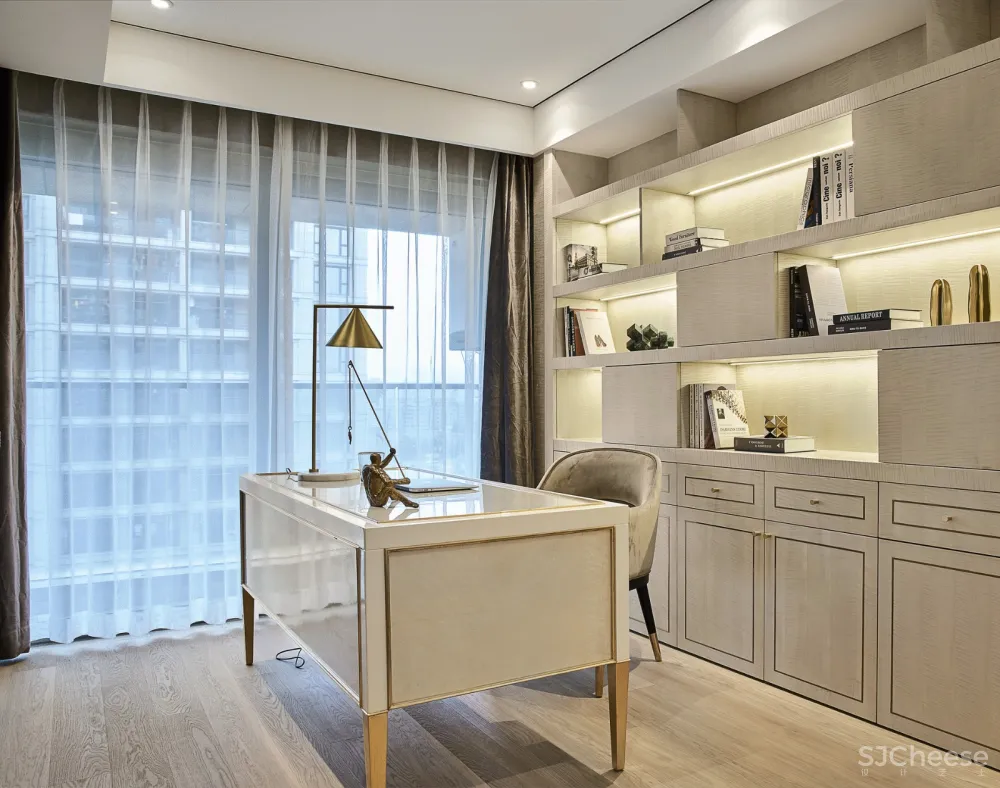 【力设计新作】轻奢美式平层家装设计方案