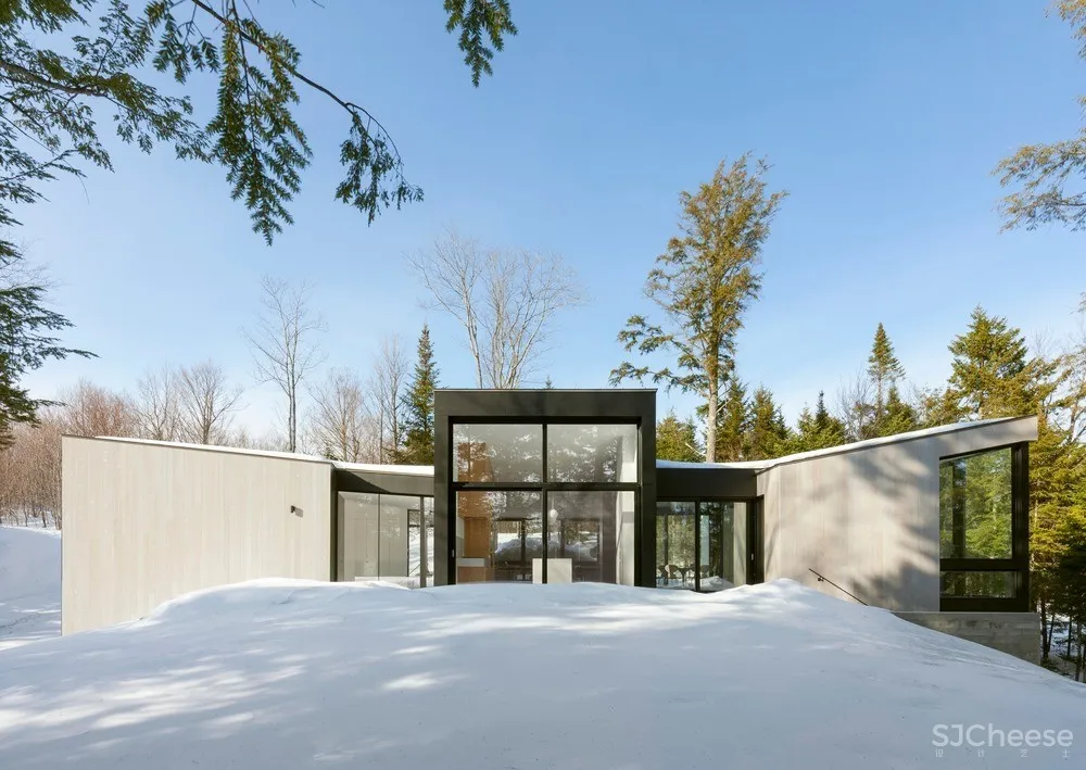 YH2 Architecture | 蒙特利尔的三亭住宅 首