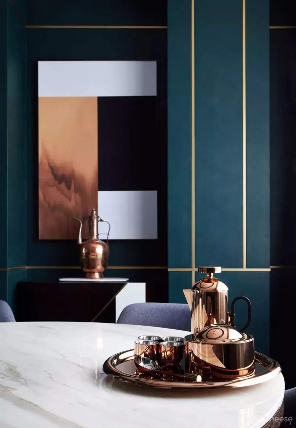 ArtDeco精致奢华,佛山600㎡双联别墅 | SNP力作