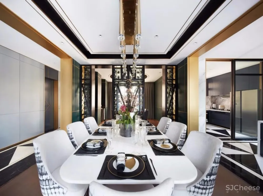 ArtDeco精致奢华,佛山600㎡双联别墅 | SNP力作