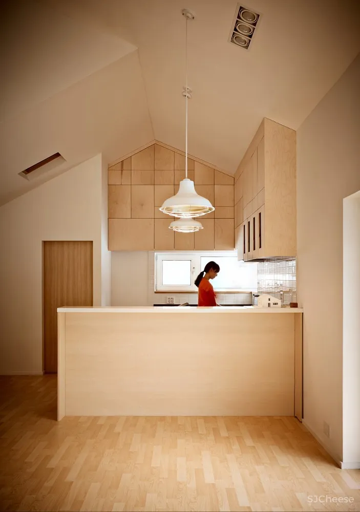 June Architect | 形式简洁整体和细节结合的住宅空间