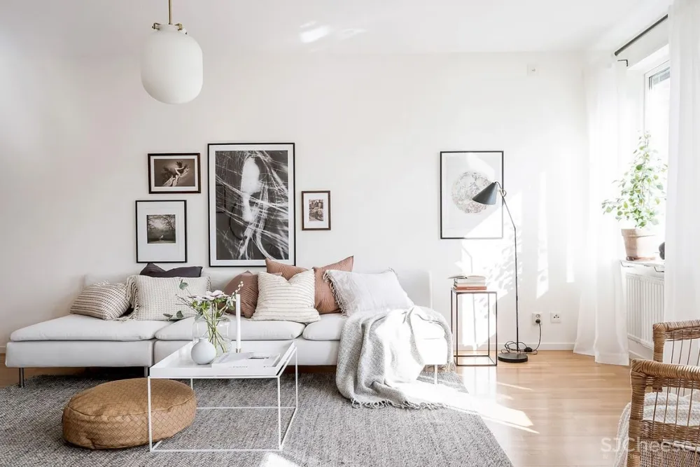 瑞典白色北欧风住宅 | Sandra Stals 首