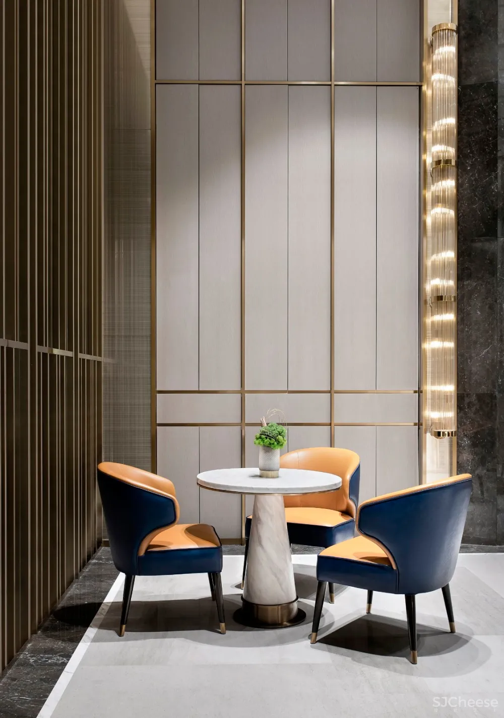 中海世纪荟售楼处，NEW ART DECO的诗意景观 | 本则设计