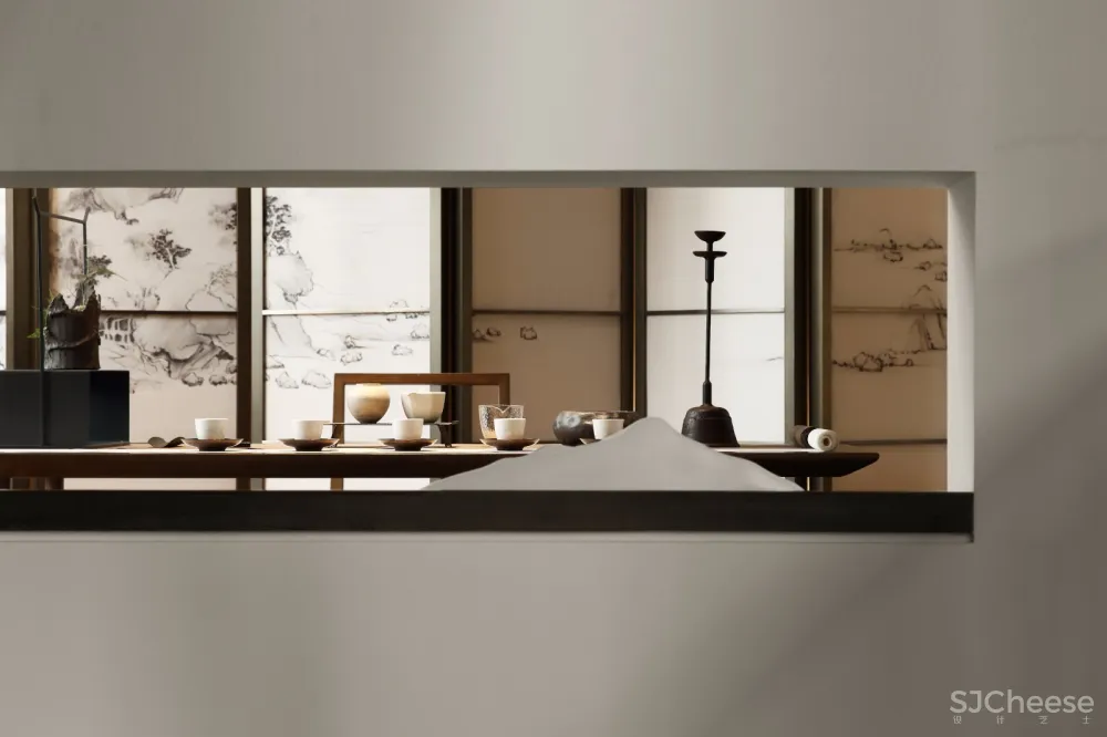 浮生半日悠然,重庆537㎡禅意别墅样板间 | 朗联新作